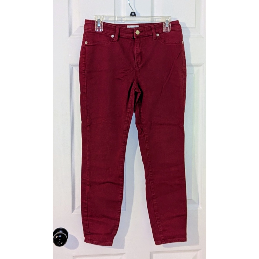Lakeview Denim Burgundy Red Skinny Jeans Size 29‎